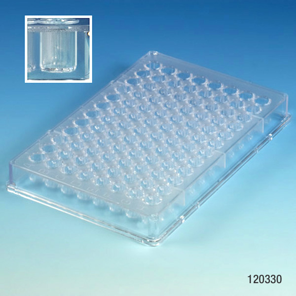 Globe Scientific Microtest Plate, 96-Well, Flat Bottom, PS Plate; Multi-Well plate; Microtest Plate; Flat Bottom; Microtitration Plate